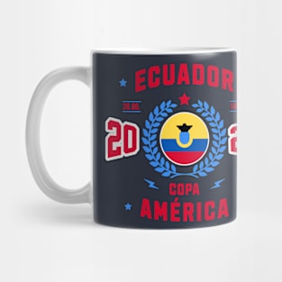 Ecuadorian Soccer Pride: Copa America 2024 Fan Tee Mug